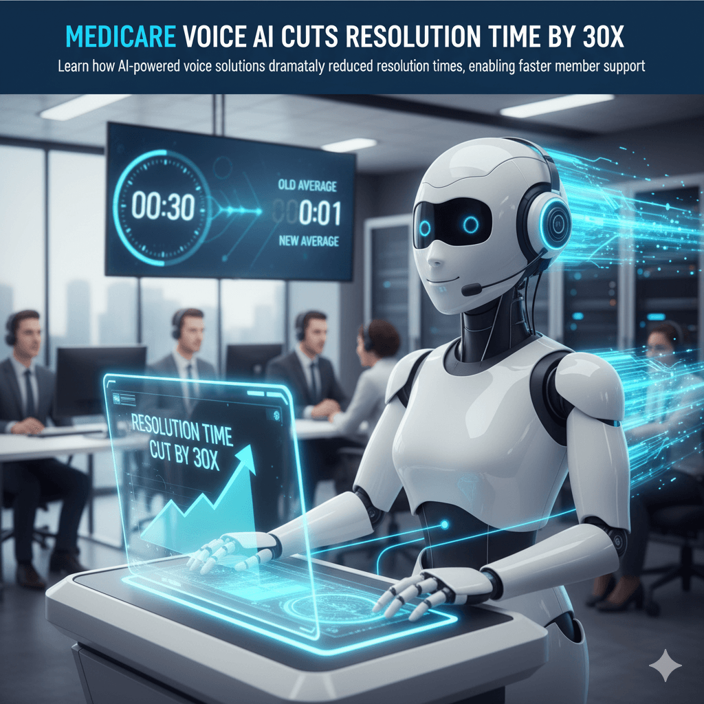Medicare Voice AI Cuts Resolution Time by 30x